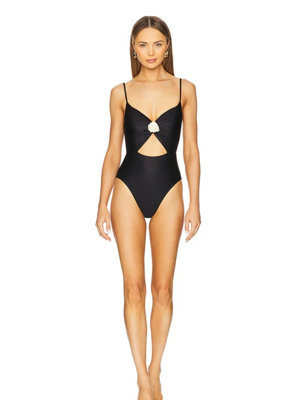 LSPACE Kyslee One Piece in Black & Cream